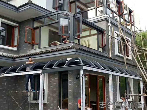 转角弧形阳光房